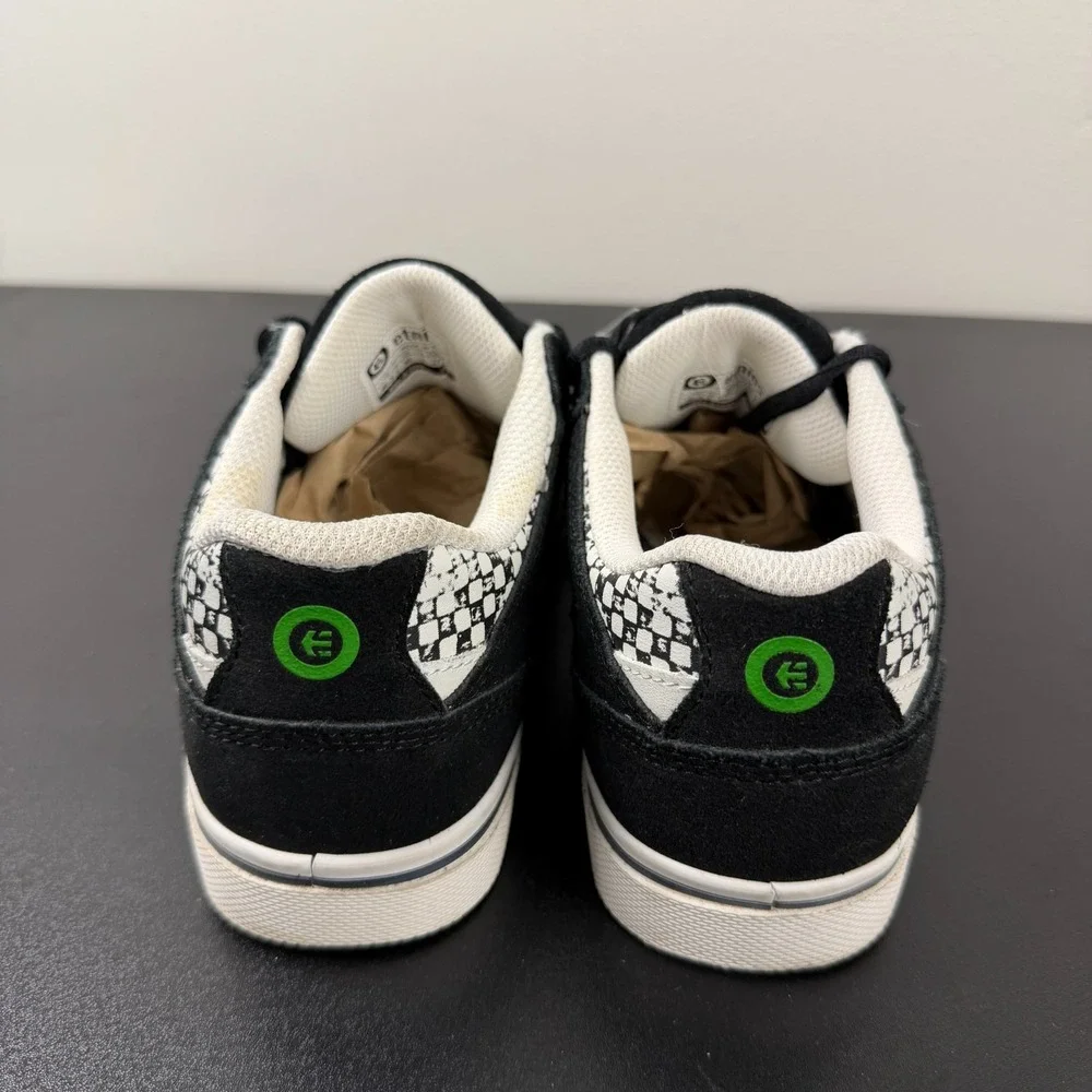 Etnies Nixx Shoes Women's 6.5W Black White Skateboard Casual Lace-Up Sneakers